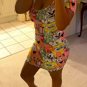 Spongebob short Summer dress